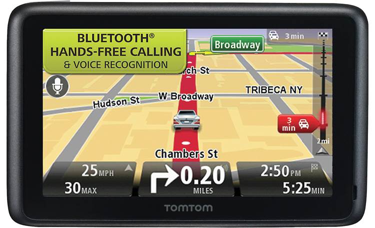 Vooraf operator Vooruit TomTom GO 2535 TM Portable navigator (with 5" screen, voice recognition,  Lifetime Maps, and Lifetime Traffic Updates) at Crutchfield
