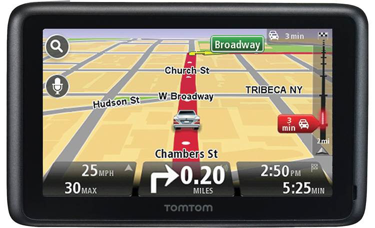 studio exegese snelheid TomTom GO 2535 M LIVE Portable navigator with voice recognition, plus  Lifetime Maps and TomTom LIVE services at Crutchfield
