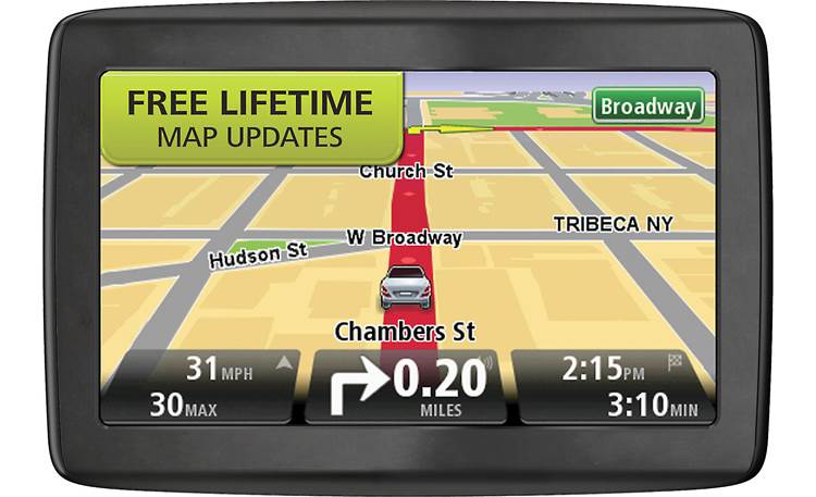 TomTom VIA 1505 M Portable navigator with 5 screen and Lifetime Maps at  Crutchfield