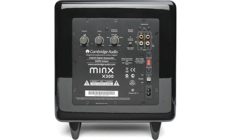 Cambridge Audio Minx S315 Back of subwoofer