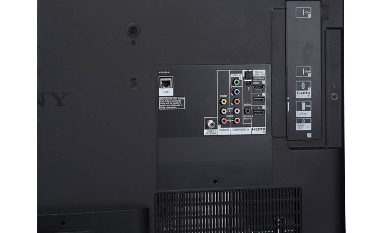 Sony KDL-55EX720 Back (AV inputs)