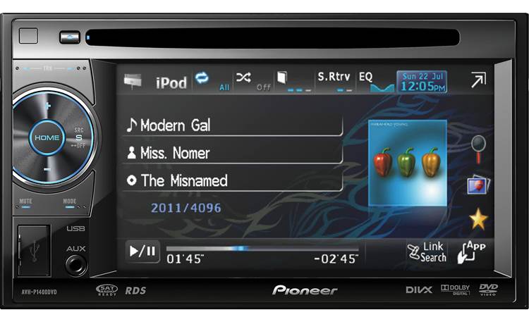 Pioneer Avh P1400dvd Dvd Receiver At, Pioneer Divx Car Stereo Wiring Diagram