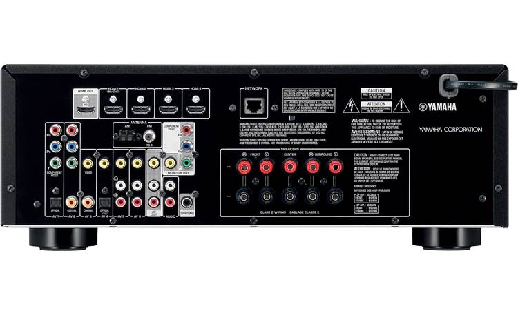 Yamaha RX-V473 Home theater receiver with 3D-ready HDMI switching
