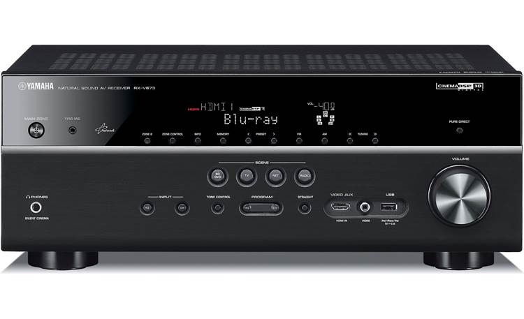 Het begin diep Vakantie Yamaha RX-V673 Home theater receiver with 3D-ready HDMI switching and Apple  AirPlay® at Crutchfield