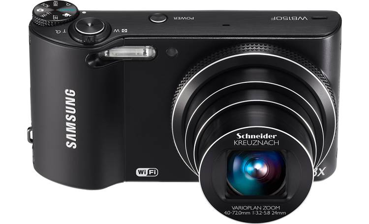 raket Productie Dat Samsung WB150F (Black) Long-zoom 14.2-megapixel compact camera with Wi-Fi®  at Crutchfield