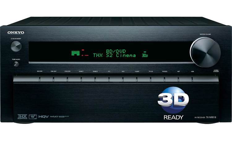 meer Draak schade Onkyo TX-NR818 7.2-channel home theater receiver, Internet-ready at  Crutchfield