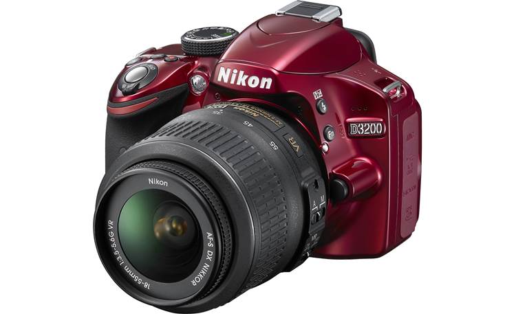 Nikon D3200 Kit Front (Red)