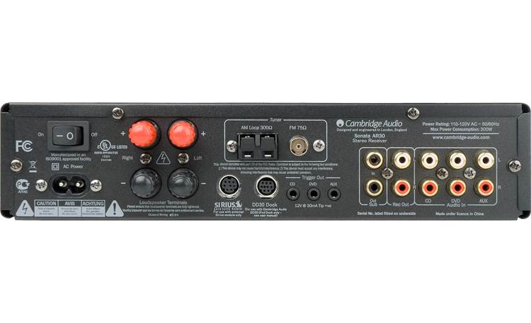 Cambridge Audio Sonata AR30 (Black) Sirius-ready stereo receiver with