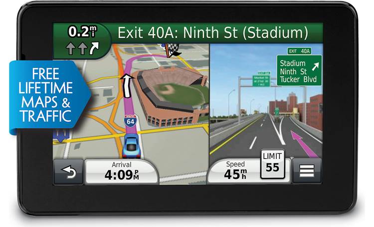 Gps Navigation For Car, Lifetime Maps Update Car Navigator, Gps Navigation  System Voice Broadcast Navigation, Free North America Map Updata Contains U