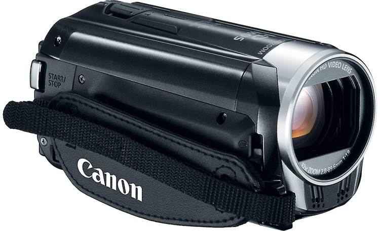 Canon VIXIA HF R32 Front, 3/4 view of right side
