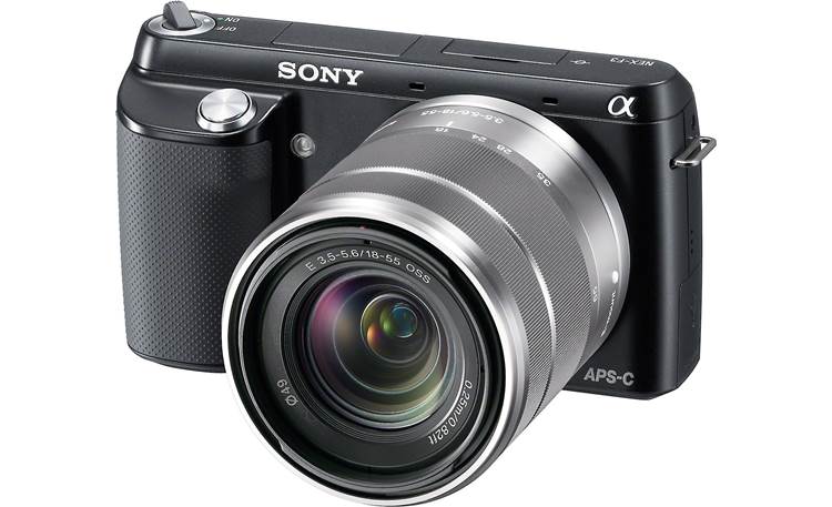 Sony Alpha NEX-F3 (Black) 16-megapixel digital camera with 180