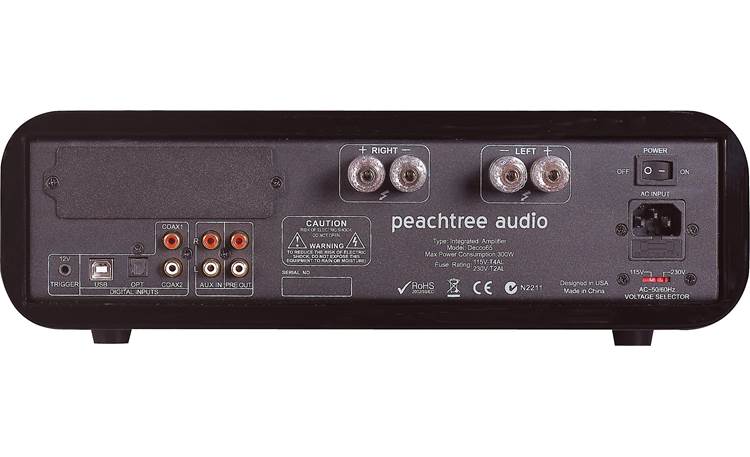 Peachtree Audio decco65 Back (Shown in Gloss Black)