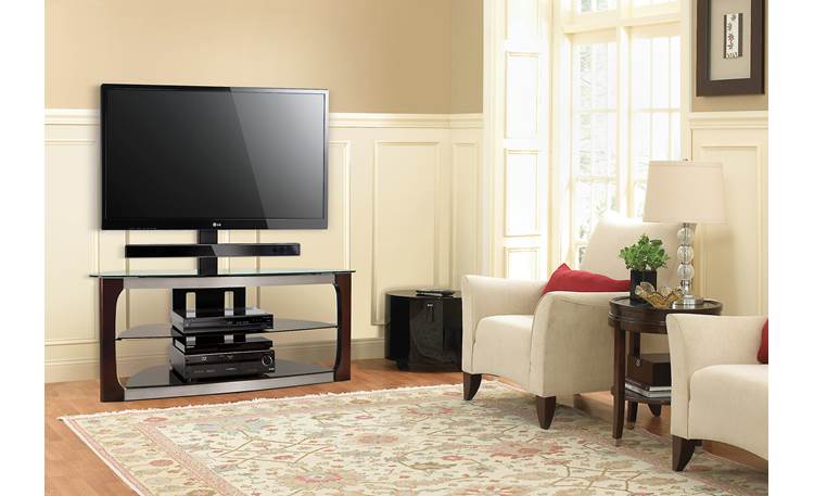 Bell'O TPC-2133 Triple Play® Shown with optional 7901B soundbar mount (TV and components not included)