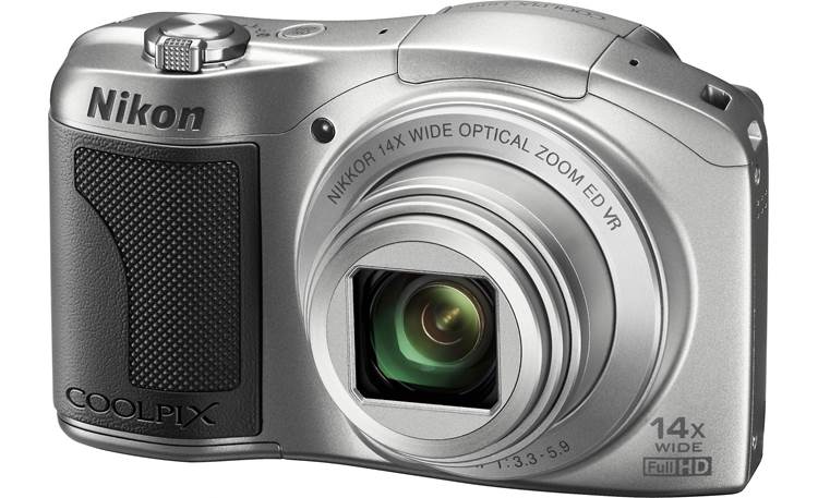 Trouw Verminderen Weglaten Nikon Coolpix L610 (Silver) 16-megapixel digital camera with 14X optical  zoom at Crutchfield