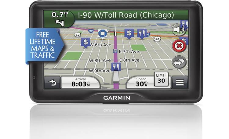 Complete GARMIN DEZL 760LMT SEMI TRUCK RV 7”GPS Lifetime Maps & Traffic IFTA HOS