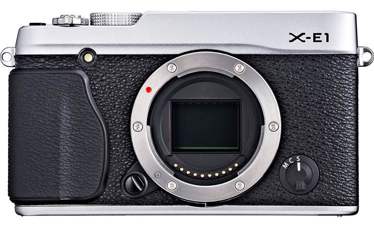 Fujifilm X-E1 Zoom Lens Kit Front, straight-on (body only)