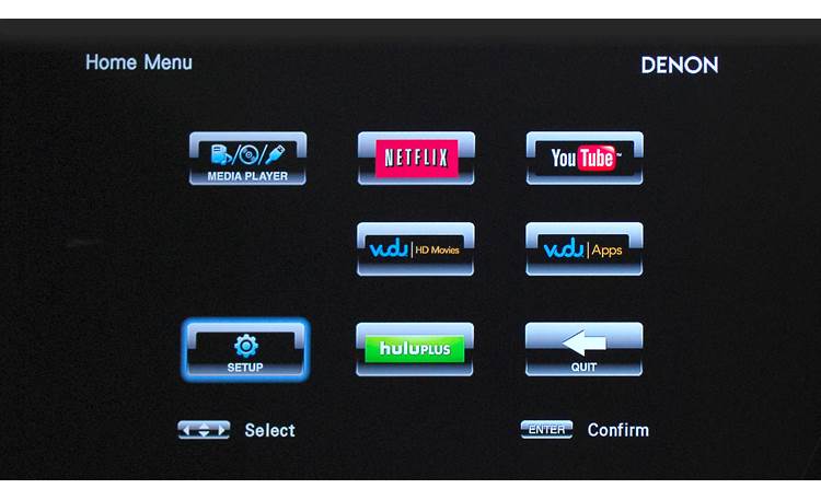 Denon DBT-3313UDCI Stream movies from Netflix and other services (subscription and network connection required)