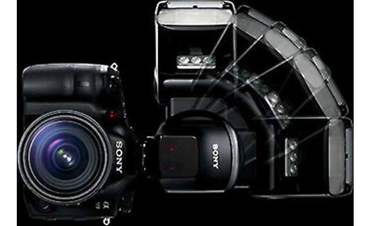 Sony HVL-F60M Adjustment range (camera not included)