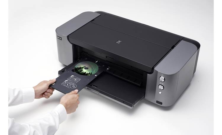 Canon PIXMA Pro-100 Using the included disc printing tray