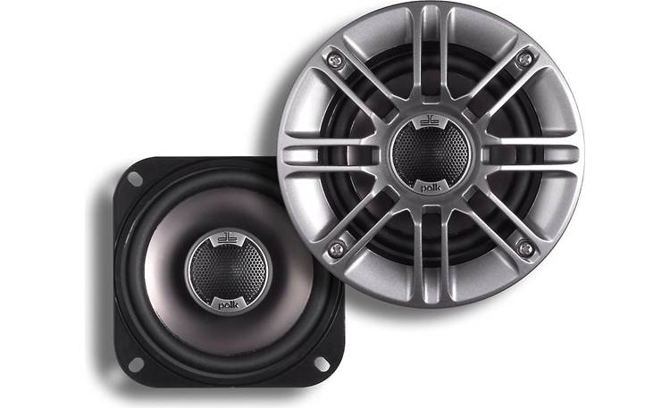 Polk Audio DB652 6.5" Coaxial Speakers Pair - 2-Way Car Audio & Marine Boat Speakers, 50W RMS Each
