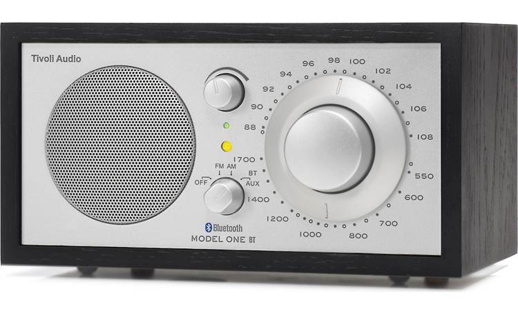 Tivoli Audio Model One® BT (Black/Silver) AM/FM radio with Bluetooth® audio  streaming at Crutchfield