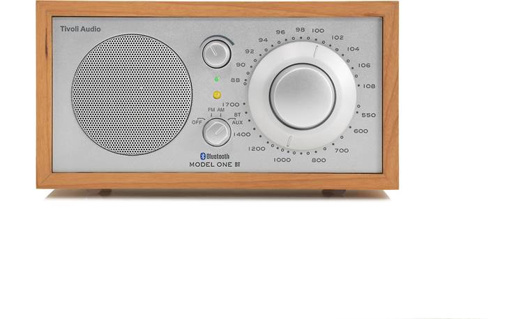 Tivoli Audio Model One® BT (Cherry/Silver) AM/FM radio with Bluetooth® audio  streaming at Crutchfield