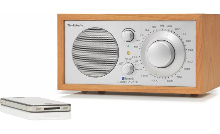 Tivoli Audio Model One® BT (Cherry/Silver) AM/FM radio with