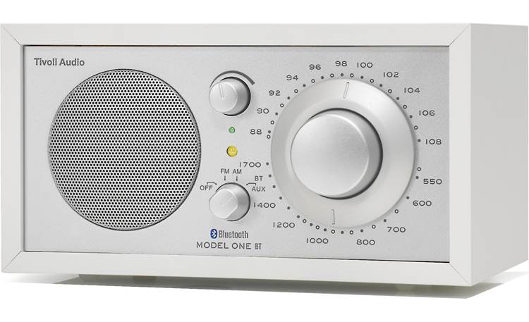 Tivoli Audio Model One® BT (White/Silver) AM/FM radio with