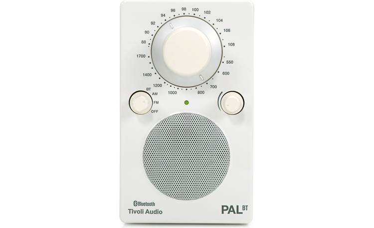 Tivoli Audio PAL® BT Gloss White/White - front