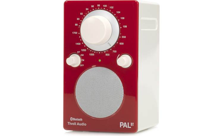 Tivoli Audio PAL® BT (Red/White) Portable AM/FM radio with 