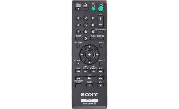 Sony DVP-SR510H Remote