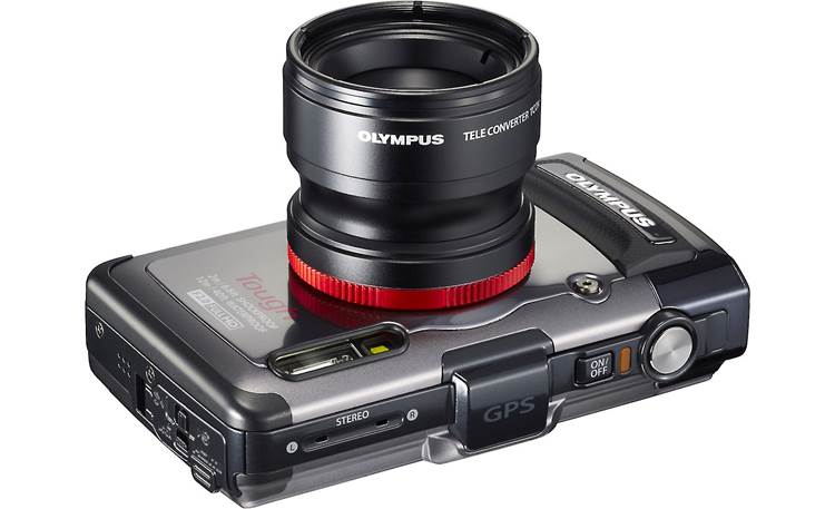 Olympus TG-1 iHS With optional teleconverter lens
