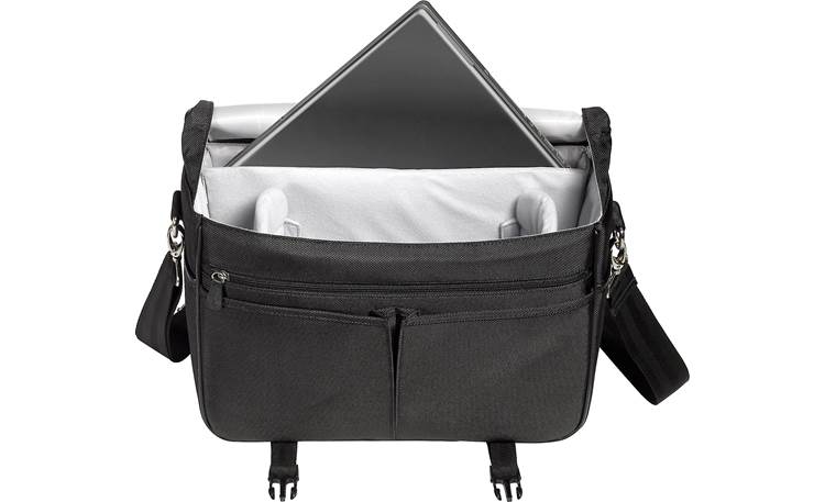 Nikon D600 Camera Bundle Shoulder bag, open (laptop not included)