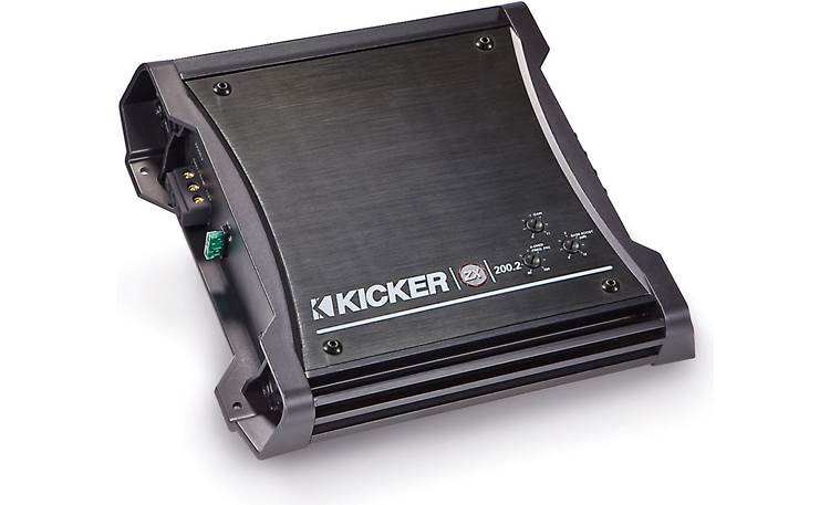 Kicker 11ZX200.2 2-channel car amplifier — 70 watts RMS x 2 at 