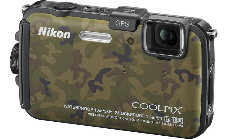 Nikon Coolpix AW100 (Camouflage) Tough-style 16-megapixel digital