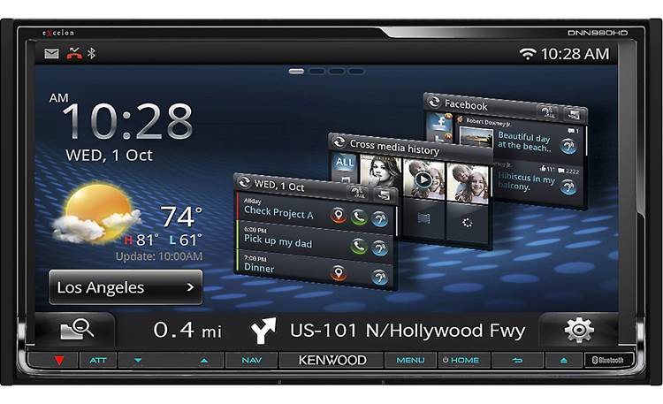 Kenwood Excelon DNN990HD Front