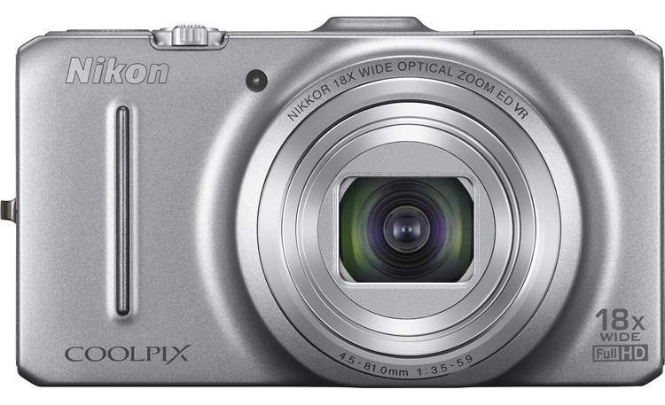 Nikon Coolpix S9300 (Silver) 16-megapixel digital camera with 18X