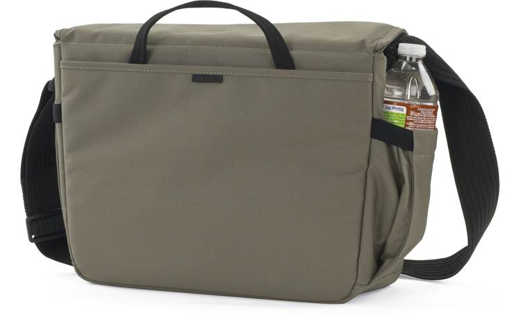 Lowepro Event Messenger 250 Back, with pocket in use