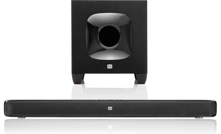 JBL Cinema SB400 Powered 2.1-channel home theater sound bar wireless and Bluetooth® at Crutchfield