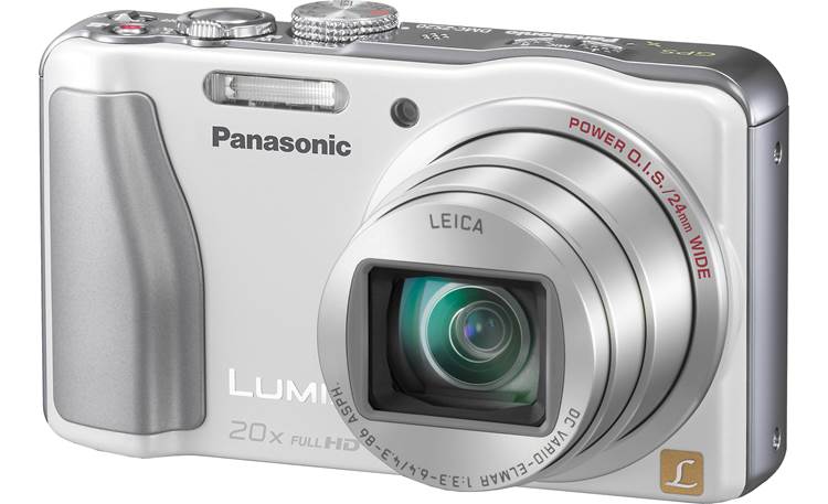 Panasonic Lumix DMC-ZS20 (White) 14.1-megapixel digital camera with 20X zoom at
