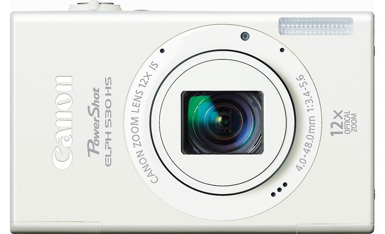 Indirect Opnemen daarna Canon PowerShot Elph 530 HS (White) 10-megapixel digital camera with 12X  optical zoom and built-in Wi-Fi® at Crutchfield