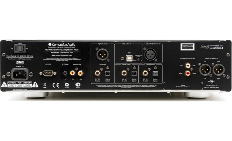 Cambridge Audio Azur 851C Back (Silver)