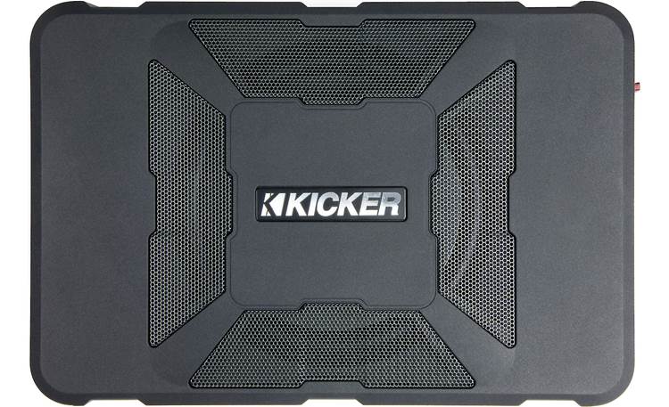 Kicker 11HS8 Hideaway™ compact powered subwoofer: 150 watts and an