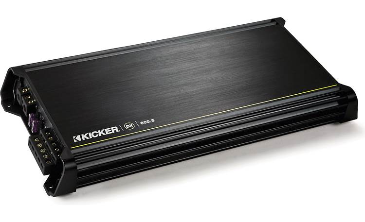 Kicker 11DX600.5 5-channel car amplifier — 40 watts RMS x 4 at 4