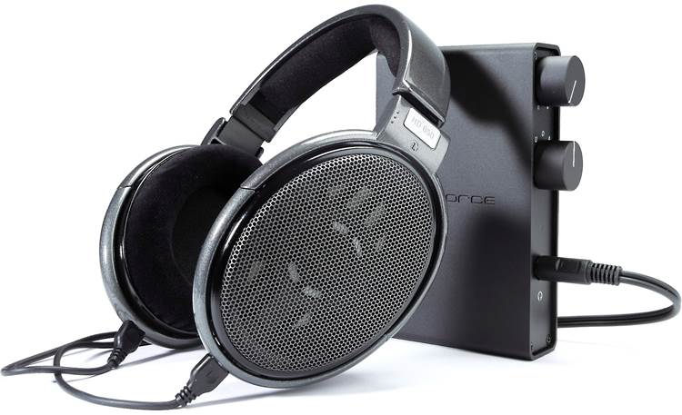NuForce Icon HDP Pictured with Sennheiser HD 650 headphones