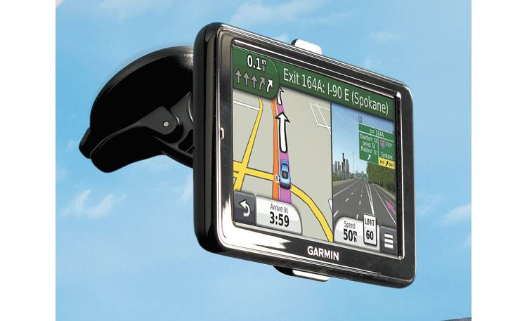 Garmin 2595LMT Portable navigator with voice-activated navigation plus free lifetime map and traffic updates Crutchfield