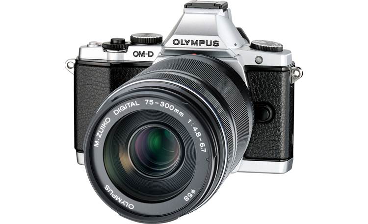 Olympus M. Zuiko Digital ED 75-300mm II f/4.8-6.7 Shown mounted on OM-D camera (not included)