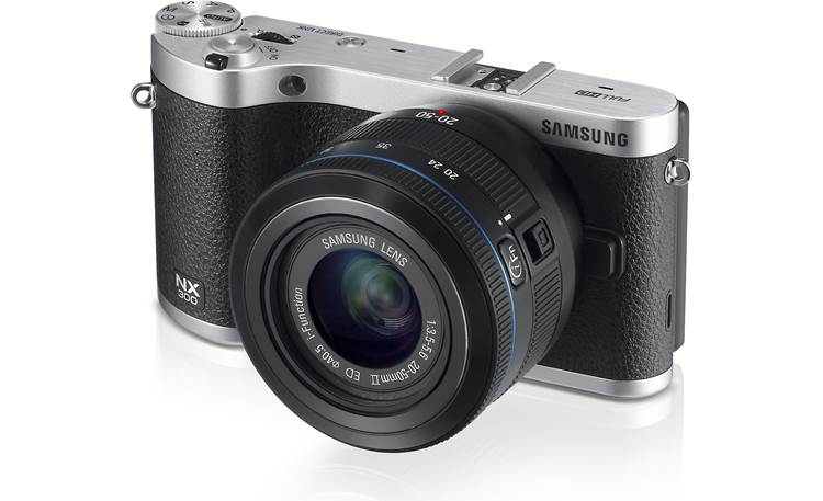 Anoniem blik Partina City Samsung NX300 (Black) 20.3-megapixel hybrid camera with 20-50mm 2.5X zoom  lens and Wi-Fi® at Crutchfield