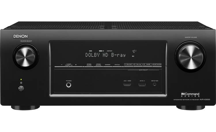 Denon AVR-X3000 IN-Command 7.2-channel home theater receiver with Apple®  AirPlay® at Crutchfield