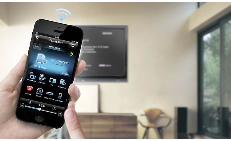 Denon AVR-X4000 IN-Command Denon's Remote app gives you easy touchscreen control of your receiver (iPhone not included)